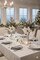29" Poinsettia, Pine & Berry Spray – White Artificial Holiday Floral Stem 12 Pack